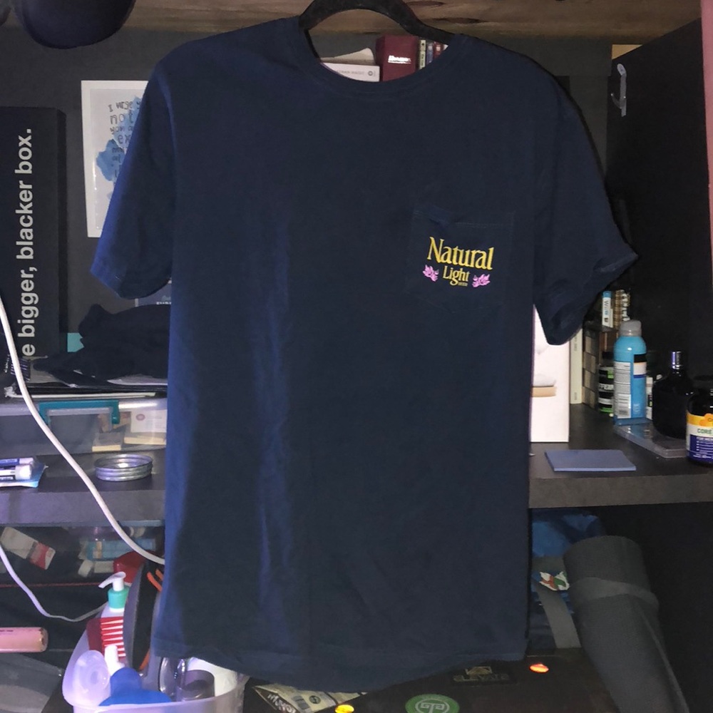 Rowdy Gentleman-Natural Light Pocket tee